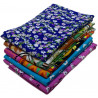 Kit de 5 Retalhos de Viscose • Retalhos de Tecidos